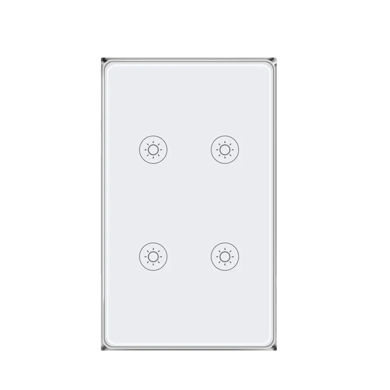 Smart Home Products Wifi App Control Wall Switches Tuya Wall Light Switch US Standard Intelligent Switches