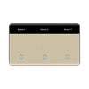 New Smart Home Luxury LED Display WiFi Remote Control  Light Tuya Alexa Home Products Smart Wall Switch