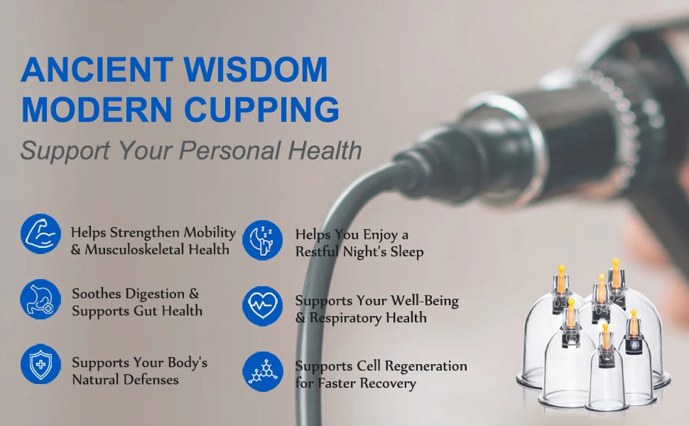 Home Products Massage Hijama Cups Wholesale Original OEM Factory 20PCS Hijama Ventouse Cupping Therapy Set