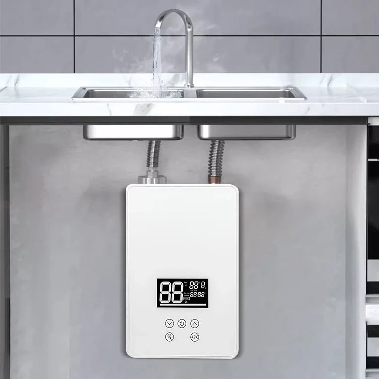 3000 3500 4000 4500 5000 5500 6000 6500 7000 Watt Tankless Electric Water Heater 220 240V for Household Appliances  Hotel Car RV
