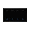 New Smart Home Luxury LED Display WiFi Remote Control  Light Tuya Alexa Home Products Smart Wall Switch