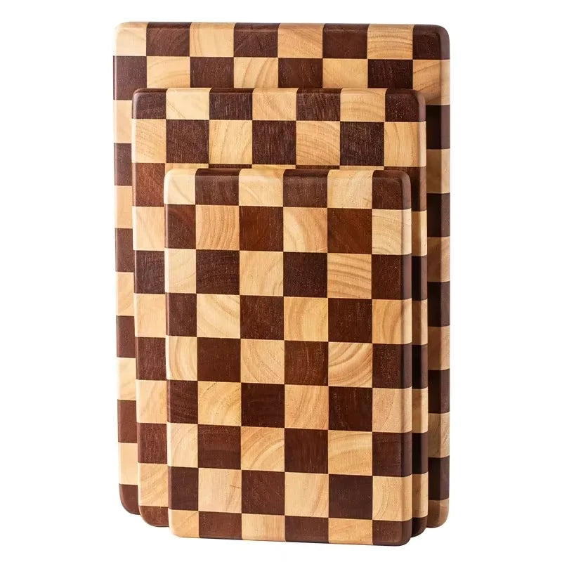 Wholesale Chopping Board Food Safety Acacia Solid Wood Cutting Boards Block Wooden Kitchenware With Portable Logo Custom