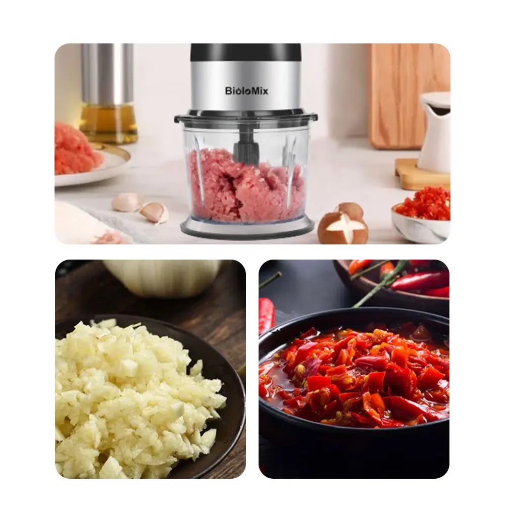 Factory Supply  Household Appliances Food Processor Chopper Machine Electric Commercial for Meat, Vegetables, Fruits