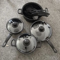 Classic 13-Piece Eco-Friendly Cookware Set for Soup Stew Fry Pots Wholesale Kitchenware Suit
