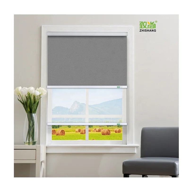 ZSTARR Alexa Smart Electric Roller Blinds  Smart Home Products  Remote Blind Wifi Blind Roller Shades for Window