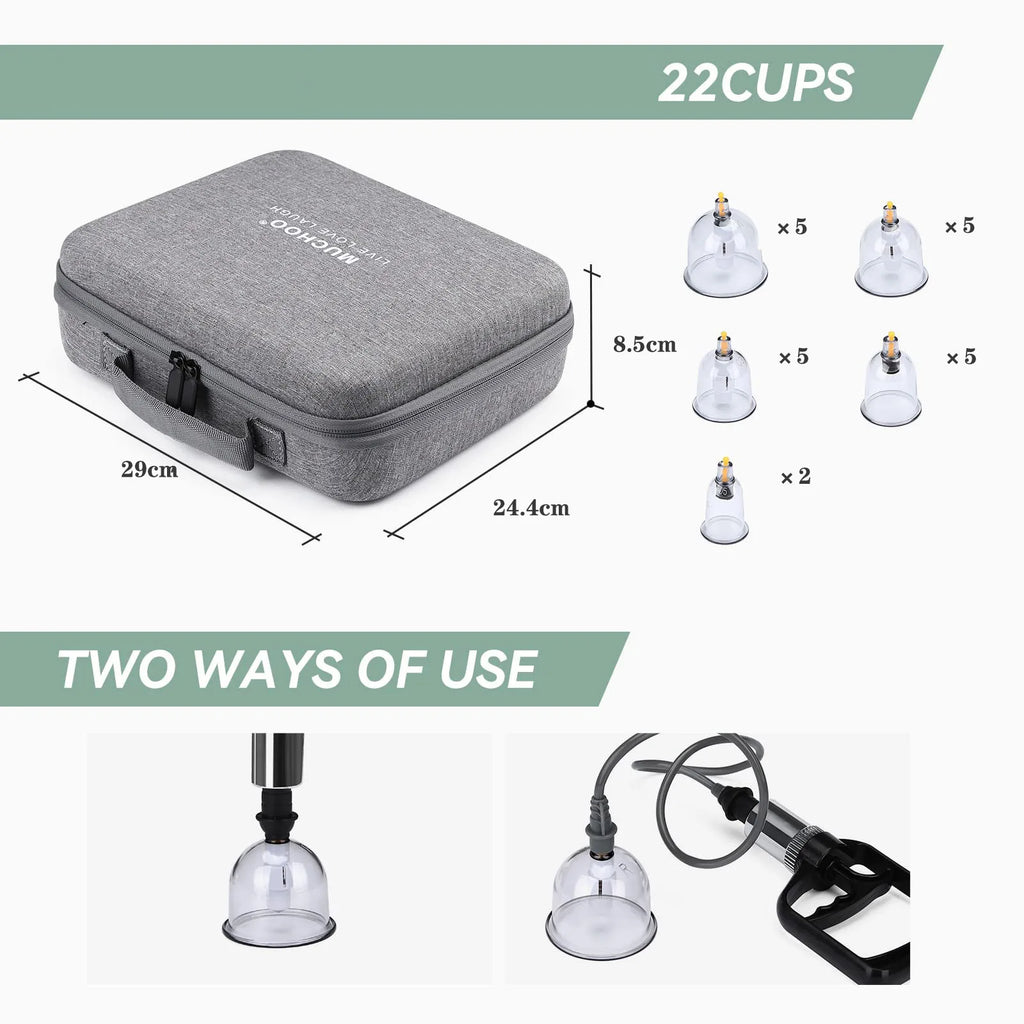 Home Products Massage Hijama Cups Wholesale Original OEM Factory 20PCS Hijama Ventouse Cupping Therapy Set