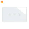 US Standard Wifi 3 Gang Switch Tuya Smart Switch Light Switch with Neutral 110V Power Smart Light Home Products