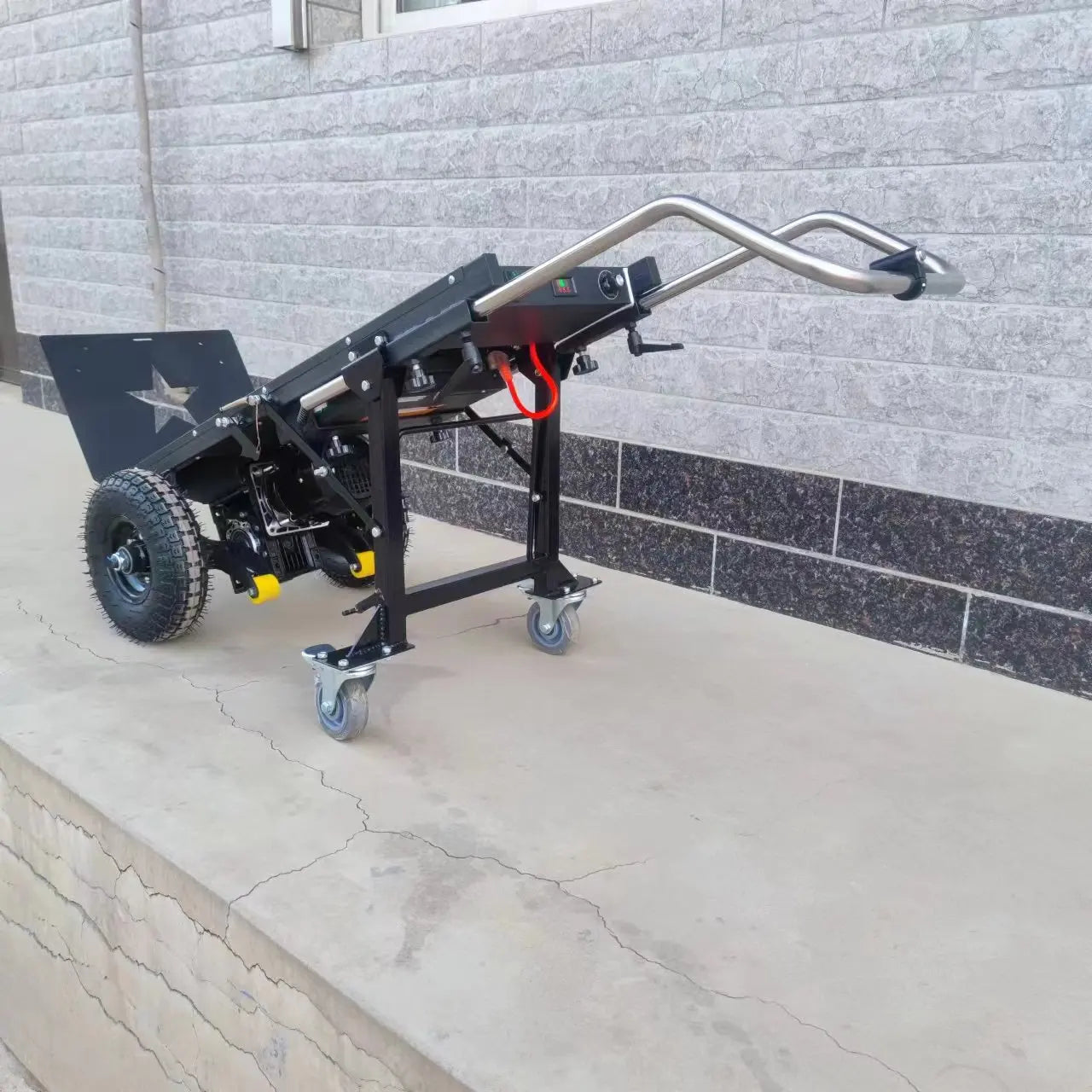 400KG 300KG 600KG Electric Stair Climbing Machine Vehicle Household Appliances Building Materials Transport Wheels Crawler Type