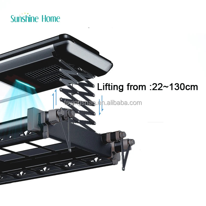 Smart Home Electric Folding Clothes Airer Dryer Indoor Ceiling Laundry Dryer Shoe Racks Stylish for Smart Home Products