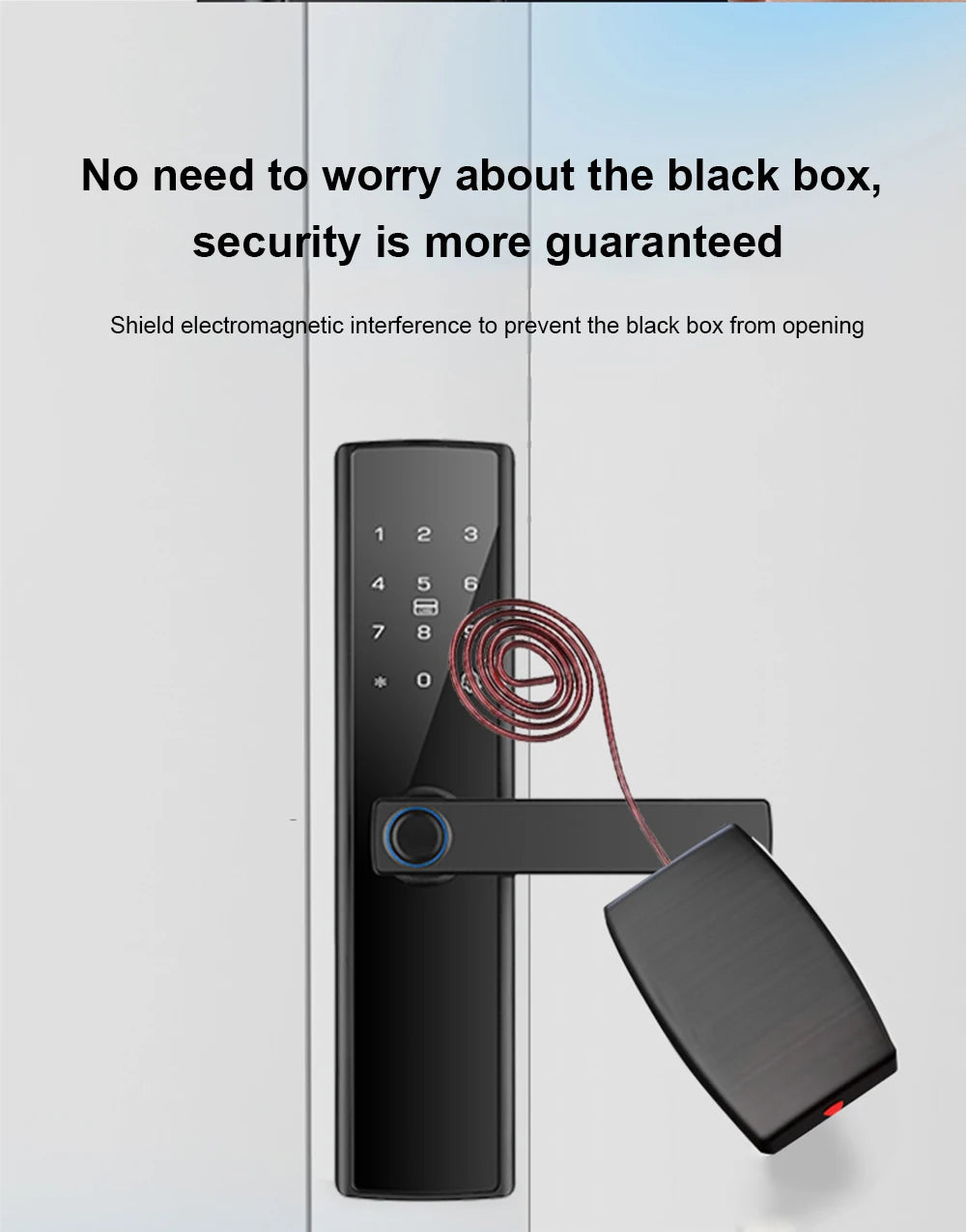 Luxury Smart Home Products Smart Lock with High Resolution Fingerprint Remote Control Tuya Smart Life Wifi Door Lock