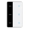 New Smart Home Luxury LED Display WiFi Remote Control  Light Tuya Alexa Home Products Smart Wall Switch