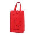 Felt Wine Bottle Bag Double Bottles Great Load Bearing Handheld Beverage Packaging Handbag Gift Wrap Storage Pouch Wine Tote Bag