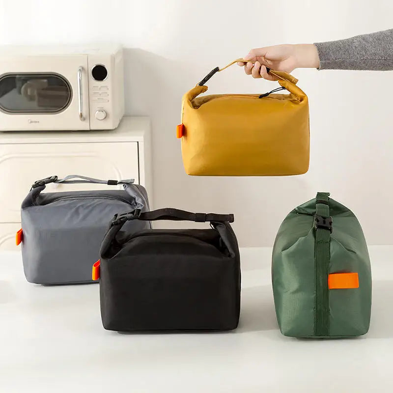 Insulated Lunch Bag Insulation Bento Pack Aluminum Foil Rice Bag Meal Pack Ice Pack Portable Dinner Picnic Food Storage Handbag