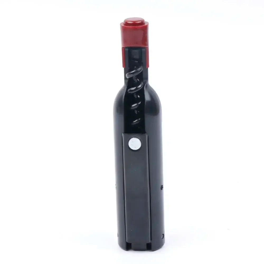 Corkscrews Bottle Foldable Champagne Refrigerator Wine Shaped Corkscrew Magnet Multifunctional Bottle Shaped Wine Opener