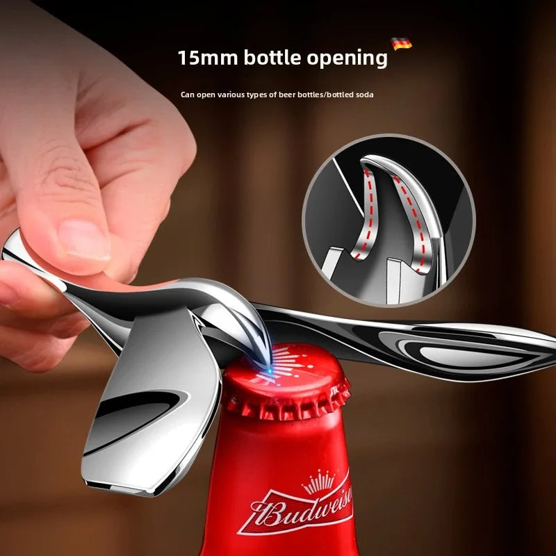 Beer Bottle Openers Manual Bottle Lids Opener Kitchen Tool Balanced Bird Bottle Opener for Bar Kitchen Home Parties