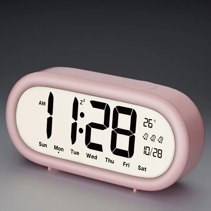 1PC Alarm Clock for Students Large Screen Clear Numbers New Smart Electronic Clock Desktop Children's Home Products
