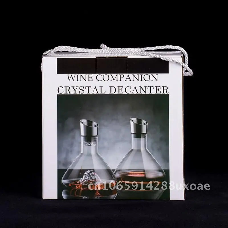 Creative Light Luxury Iceberg Waterfall Decanter Glass Wine Jar Quick Filtration Wine Wine Wine Divider