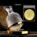 360 Rotating Wine Decanter Tumbler 1500ml Decanter Dispenser Crystal Glass Bottle Wine Aerator Mirror Jug Gift Bar Decoration