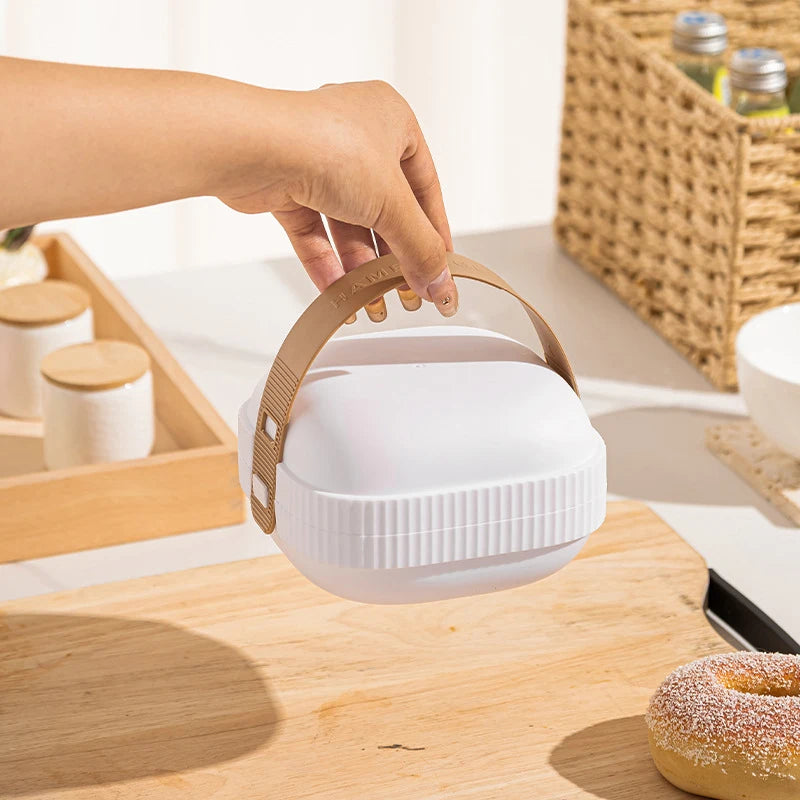 {YY30} Hamburger Container Lunch Box Reusable Sandwich Containers With Lid Portable Take Out Food Box Sushi Packaging Box Pastry