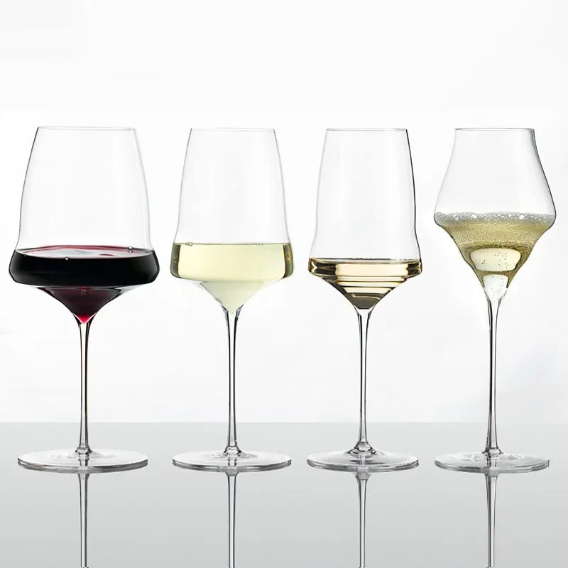 Burgundy Bordeaux Style Upscale Banquet Party Wine Glass Extremely Thin Masterly Craft Perfect Flawless Classics Goble Bar Tool