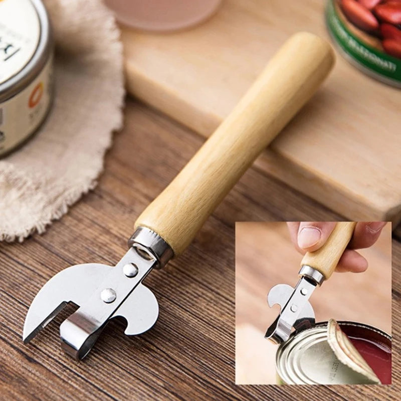 Bottle Opener for Jars Canisters Can Opener Manual Lid Remover Utensil Multifunctional Gadgets Kitchen Accessories