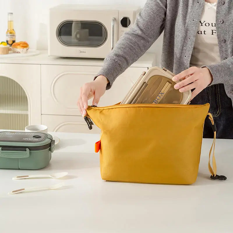 Insulated Lunch Bag Insulation Bento Pack Aluminum Foil Rice Bag Meal Pack Ice Pack Portable Dinner Picnic Food Storage Handbag