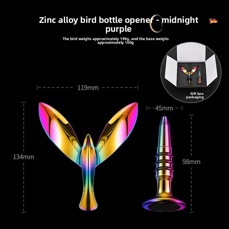 Beer Bottle Openers Manual Bottle Lids Opener Kitchen Tool Balanced Bird Bottle Opener for Bar Kitchen Home Parties