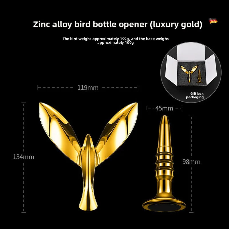 Beer Bottle Openers Manual Bottle Lids Opener Kitchen Tool Balanced Bird Bottle Opener for Bar Kitchen Home Parties