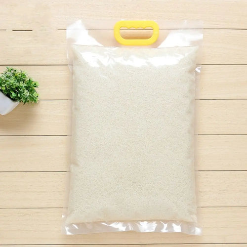 10pcs 5kg/10kg Rice Grain Packaging Bag Transparent Plastic Food Vacuum Bag Moisture-proof Insect Proof Food Storage Sealed Bag
