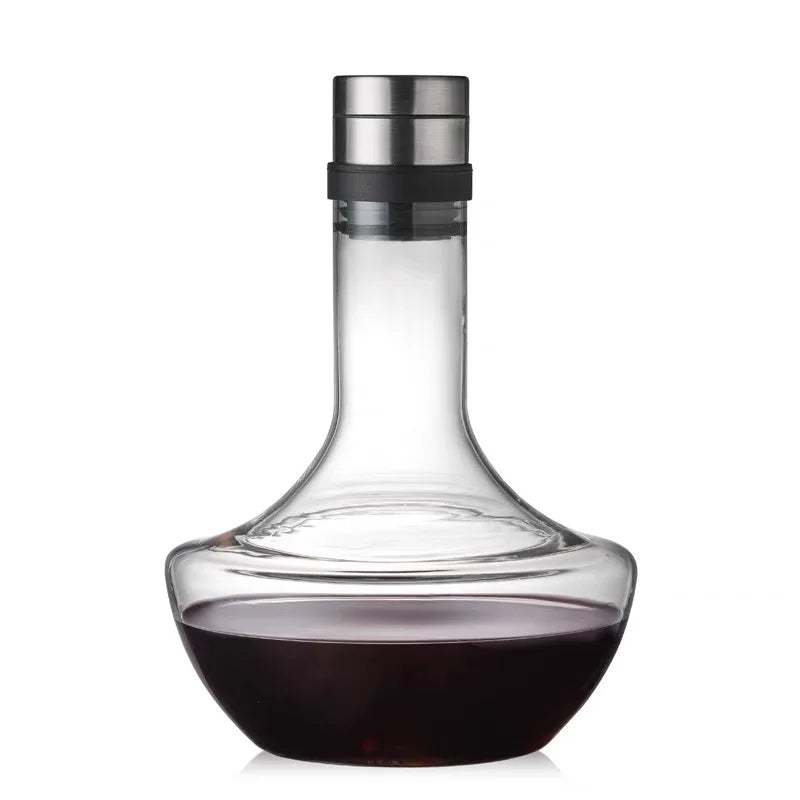 1000ML Red Wine Big Decanter Handmade Crystal  Brandy Champagne Glasses Decanter Bottle Jug Pourer Aerator For Family Bar