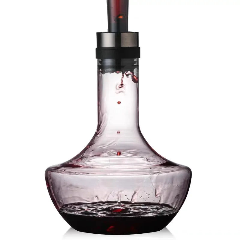 1000ML Red Wine Big Decanter Handmade Crystal  Brandy Champagne Glasses Decanter Bottle Jug Pourer Aerator For Family Bar