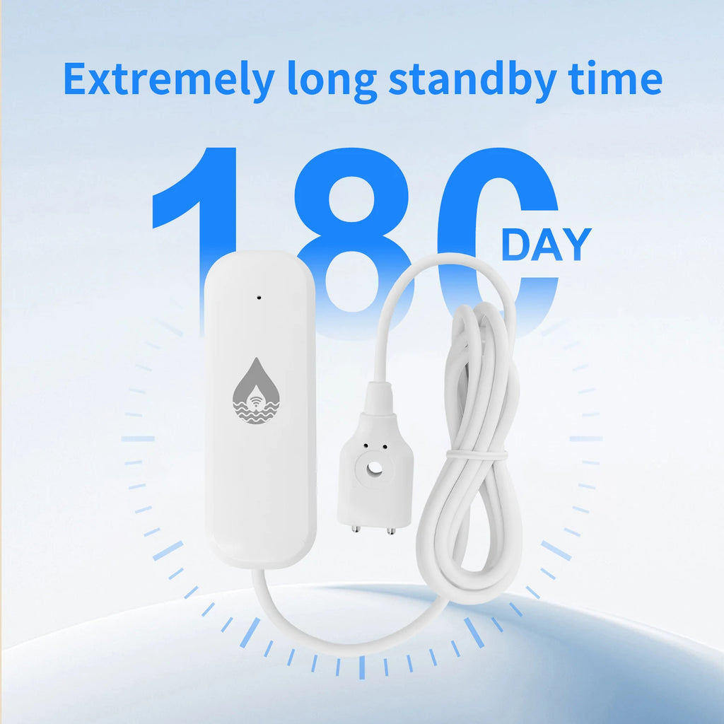 Tuya Smart Water Sensor WiFi Smart Home Products Zigbee Sensor Leak Detection App Remote Control Automation Residential