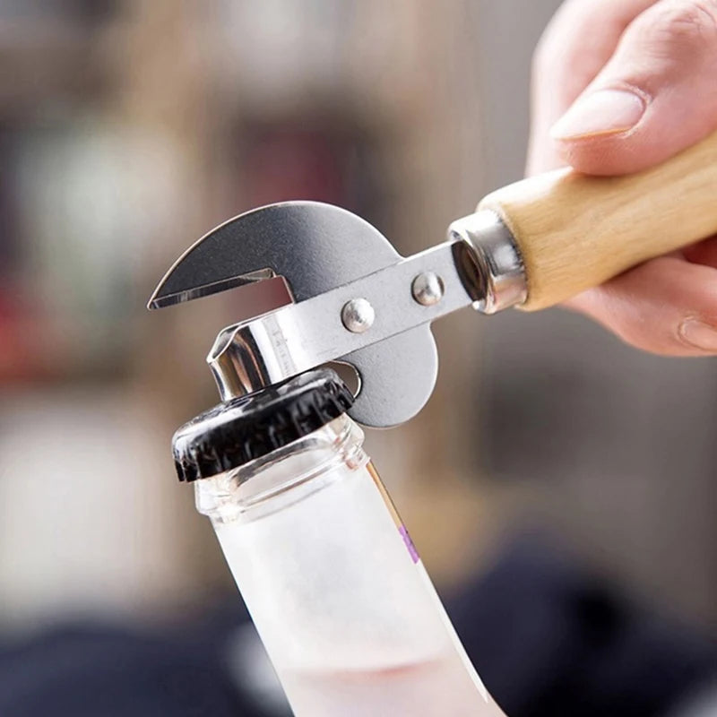 Bottle Opener for Jars Canisters Can Opener Manual Lid Remover Utensil Multifunctional Gadgets Kitchen Accessories