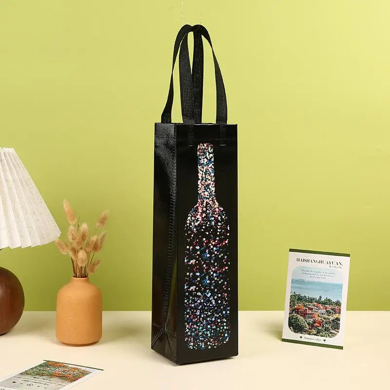 Wine Bag Bottle Insulated Tote Bottle Wine Carrier Bag Padded Wine Cooler Gift For Wine Lovers Or Wedding