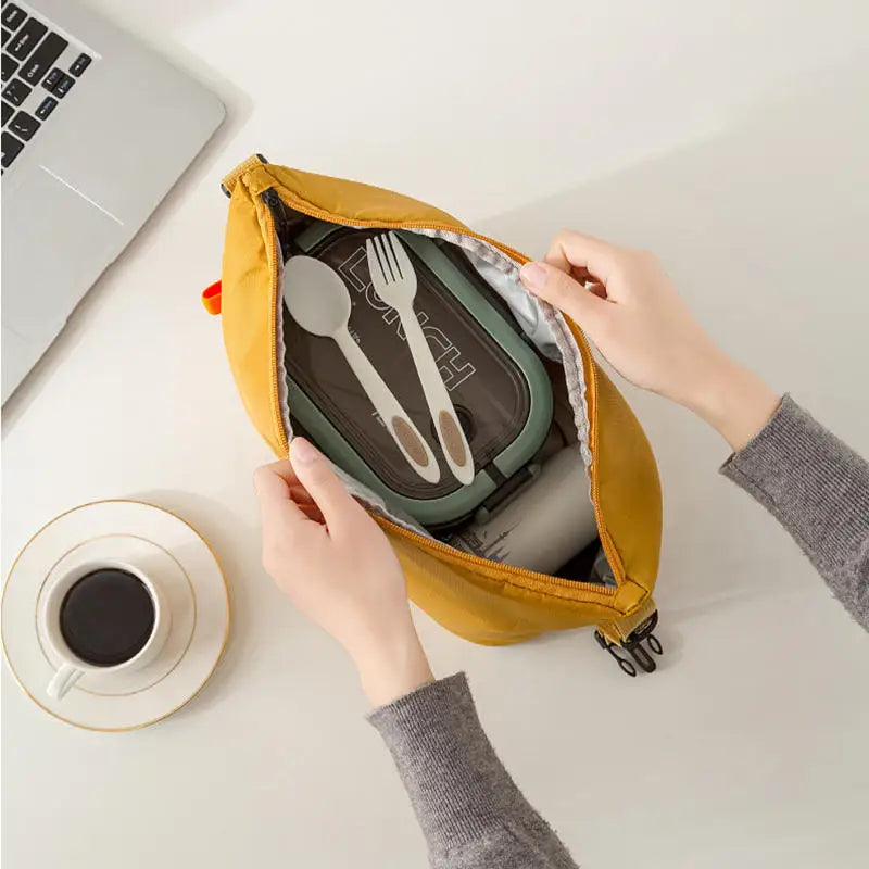 Insulated Lunch Bag Insulation Bento Pack Aluminum Foil Rice Bag Meal Pack Ice Pack Portable Dinner Picnic Food Storage Handbag