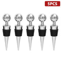 Plastic Bottle Stopper Wine Storage Twist Cap Plug Reusable Vacuum Sealed Champagne Gifts Bar Tool