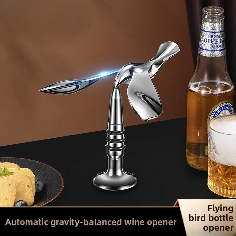 Beer Bottle Openers Manual Bottle Lids Opener Kitchen Tool Balanced Bird Bottle Opener for Bar Kitchen Home Parties