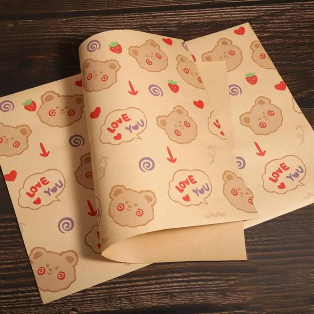 Paper Food Wrappers Paper Non-stick Newspaper Style Wax Paper Wax Paper Food Packaging Wrapping Paper Oil-proof Baking Paper