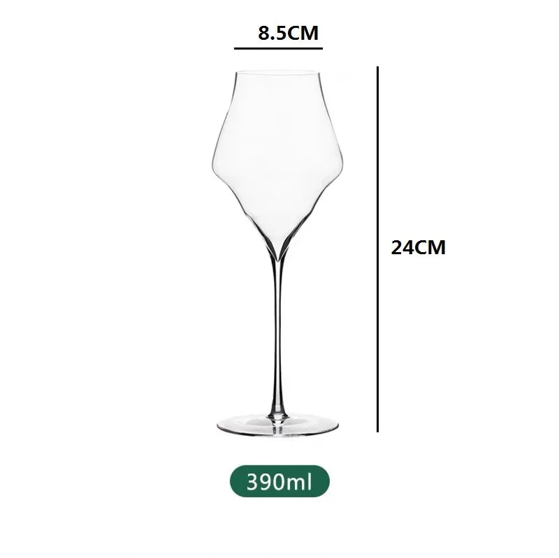 Burgundy Bordeaux Style Upscale Banquet Party Wine Glass Extremely Thin Masterly Craft Perfect Flawless Classics Goble Bar Tool