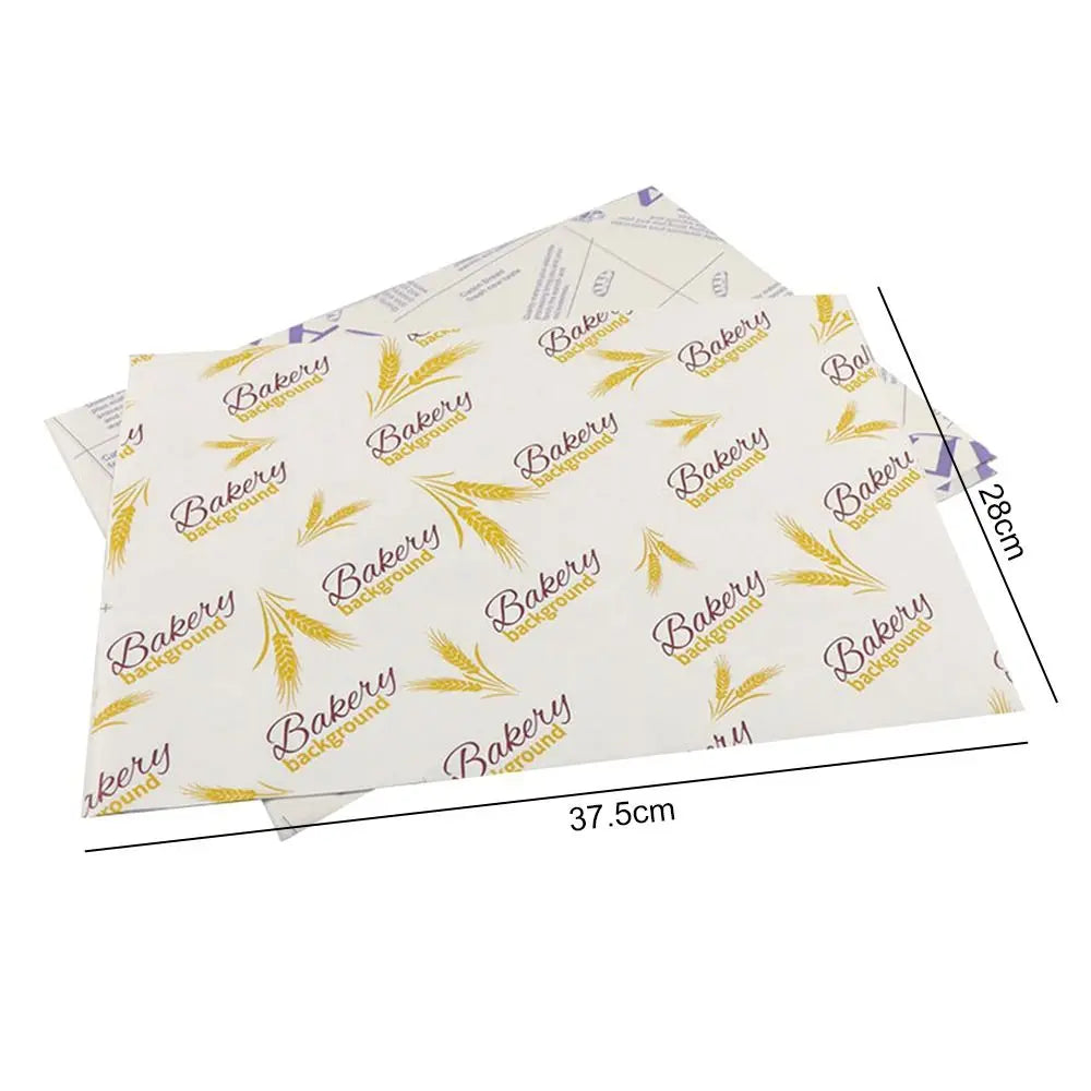 Paper Food Wrappers Paper Non-stick Newspaper Style Wax Paper Wax Paper Food Packaging Wrapping Paper Oil-proof Baking Paper