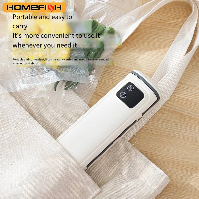 Portable Vacuum Packaging Machine Food Sealing Vacuum Sealer With Vacuum bags Dry/Wet Food Fresh Packaging Machine